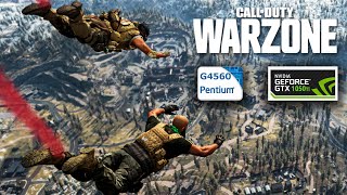 COD WARZONE  G4560  GTX 1050Ti Gameplay and Settings [upl. by Guenna166]