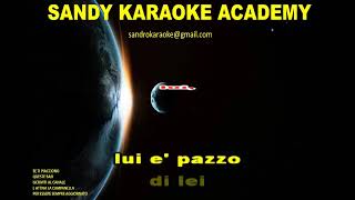 KARAOKE PAZZO DI LEI BIAGIO ANTONACCI CON CORI VERSIONE REMIX demo [upl. by Flann]