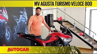 MV Agusta Turismo Veloce 800  First Look amp Walkaround  Autocar India [upl. by Nas]