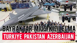 BAYRAKTAR MIUS KIZILELMA JET TEMPUR TANPA AWAK TURKI PAKISTAN AZERBAIJAN [upl. by Ellesig93]