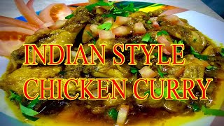 INDIAN STYLE CHICKEN CURRY [upl. by Ylla]