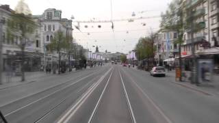 Spårvagn Linje 3  Tram line 3 in Gothenburg hela turen på 10 minuter [upl. by Lorena]