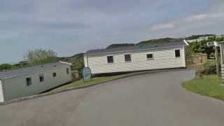 At Woolcombe Bay holiday park Twitchen House North Devon Tour near Ilfracombe amp walking to the beach [upl. by Maloy]