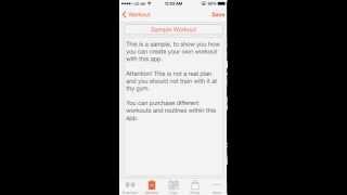 Fitness Point App Tutorial 2 Workouts [upl. by Hanshaw145]