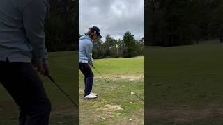 Cross Handed Chipping golf 5golfer golfswing golfhole golfing golferslife golftips [upl. by Ennaoj366]