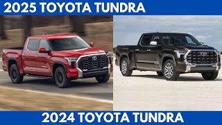 A Sibling Rivalry 2025 Toyota Tundra Vs 2024 Toyota Tundra Comparison details [upl. by Ainedrag317]