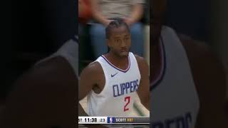 Kawhi Leonard With The Hook Shot 🪝  LA Clippers [upl. by Ytsirc]