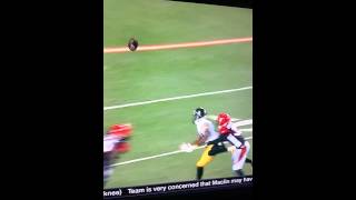 Antonio Brown hit by burfict [upl. by Gruchot]