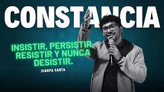 Insistir persistir resistir y nunca desistir  Juanpa Santa jovenescristianos [upl. by Dorotea]