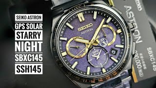 Seiko Astron GPS Solar Starry Night Limited Edition 1200 Pc SBXC145 SSH145 [upl. by Anert633]