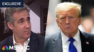 See Michael Cohens first reaction to Trumps historic guilty verdict  MSNBC Exclusive [upl. by Bettine]