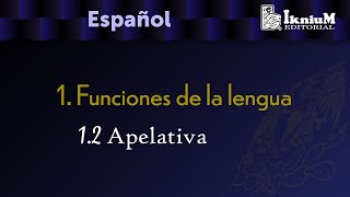 Tema 12 Función Apelativa Licenciatura [upl. by Weslee]