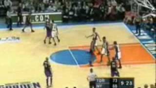 2001 NBA Playoffs Toronto Raptors  New York Knicks Game 5 4th Quarter Part 1 [upl. by Enywad]