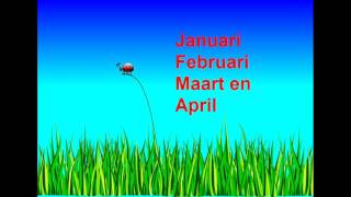 Nederlands leren BE  de maanden les mois the months [upl. by Raycher883]