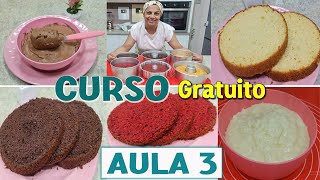 CURSO GRATUITO BOLOS QUE VENDEM TODOS OS DIAS AULA 3 PARISCAKEDESIGNER [upl. by Mauldon]