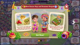 FarmVille 2 Country Escape🇮🇳Festival of Colours Begins🇮🇳Level 95 GamePlay iOS farmville2 [upl. by Akelahs156]