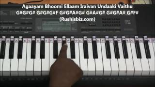 Anjali Anjali Anjali Title Song Tamil  Piano Tutorials  1200 NOTES  7013658813  WHATSAPPUS [upl. by Hastings]