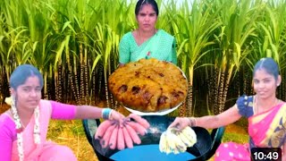 yummy banana sweet kasayam village side recipie in tamil recipieintamil [upl. by Ltsyrk]