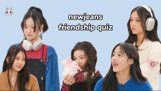 newjeans takes a friendship quiz chaos ensues [upl. by Heywood]