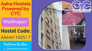 Aaha Hostels Powered by CYC  Womens hostels in Madhapur  Vanya Raj [upl. by Aidil]