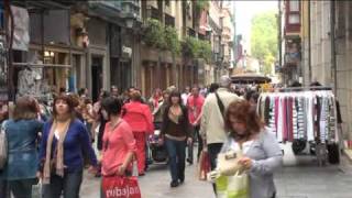 Mercado de gangas del Casco Viejo de Bilbao [upl. by Anifares291]