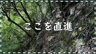 低山のバリエーションルートにGPS封印で挑戦【本当に地形図で解説】 [upl. by Lihp]