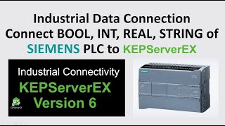 COM05 Connect Siemens PLC to KEPServerEX Kepware [upl. by Zeiler]