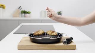 Tefal Ingenio Grill Insert  Healthy Cooking  Official Ingenio Accessory [upl. by Vera]