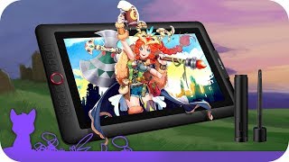 XPPen Artist 156 Pro Tablet Review  How to Install Settings [upl. by Ayhdiv]