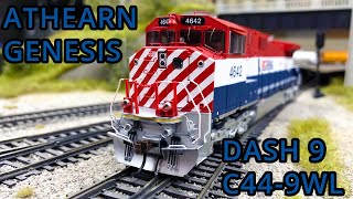 Review Athearn Genesis Dash 9 C449WL HO Scale [upl. by Catt]