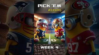 NFL PICK EM  WEEK 4  MINIONS FANDOM MASHUP  Part 3 [upl. by Meerek]