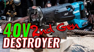 2nd GEN Makita 40V XGT Recip Saw Review GRJ02 [upl. by Ttebroc]