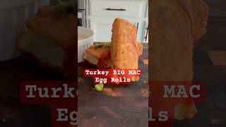 Turkey Big Mac Egg Rolls  Game Day Perfect shorts gamedayfood quickrecipe [upl. by Llarret366]