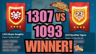 1093 VS 1307 KVK WINNER DECIDED My KvK ended already KvK in review Rise of kingdoms [upl. by Jerad305]