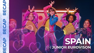 Spain in the Junior Eurovision 20032024  RECAP [upl. by Crispas]