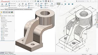 SolidWorks Tutorial for Beginners Exercise 7 [upl. by Felicidad]