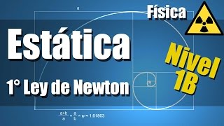 Estática Ejercicios Resueltos Nivel 1B  Primera Ley de Newton [upl. by Nylecyoj433]