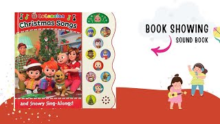 Cocomelon  Christmas Songs  Snowy SingAlong  Sound Book [upl. by Prospero208]