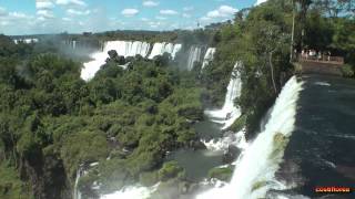 Argentina  Iguassu FallsUpper Trail 1  South America Part 11  Travel Video HD [upl. by Nela]