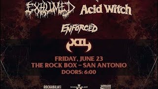 Enforced Live Full Set 4K  The Rock Box in San Antonio TX 06232023 [upl. by Austin]