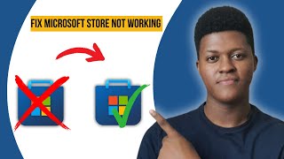 How To Fix Microsoft Store Not Working 2024 [upl. by Nefets]