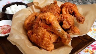 Korean Fried Chicken Marketstyle Sijangtongdak 시장통닭 [upl. by Isabella]