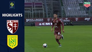 FC METZ  FC NANTES 2  0  Highlights  FCM  FCN  20202021 [upl. by Brazee]