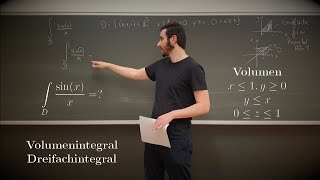 Volumenintegral sinxx über einen Prisma  Dreifachintegral Integral Funktion über Volumen [upl. by Rickey725]