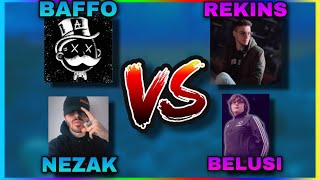 BAFFO E NEZAK SFIDANO REKINS E BELUSI IN WAGER🤑 TDR VS EXEED [upl. by Herzog607]