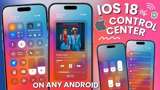 New iOS 18 Control Center with working features on any Android [upl. by Consuela749]