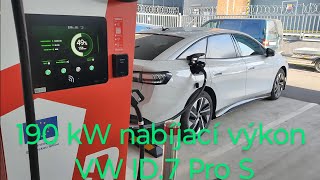 VW ID7 Pro S nabíjací výkon a iné elektromobily [upl. by Zimmerman413]