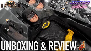 Hot Toys Batman 1989 20 Deluxe Unboxing amp Review [upl. by Anaerb]