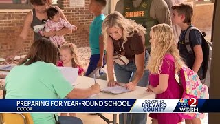 Brevard County elementary school adopts yearround calendar as part of pilot program [upl. by Ettari]