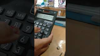 Casio calculator battery replacementshortyoutube [upl. by Enilarak]